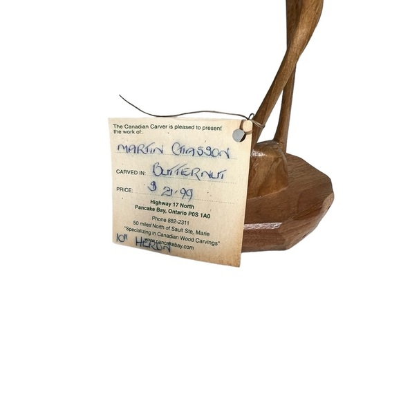 Vintage The Canadian‎ Carver 10" Heron - Picture 3 of 5
